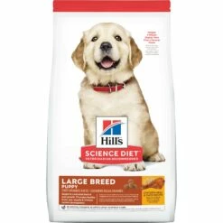 Hill's Science Diet Puppy Large Breed Chicken Meal & Oat Recipe Dry Dog Food, 15.5-lb