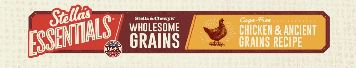 Stella & Chewy's Essentials Wholesome Grains Chicken & Ancient Grains Dry Dog Food, 25-lb 4 Stella & Chewy's Essentials Wholesome Grains Chicken & Ancient Grains Dry Dog Food, 25-lb - Image 4