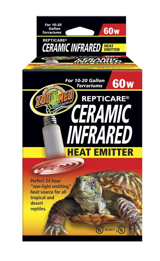 Zoo Med Repticare Ceramic Infrared Reptile Heater, 60-watt 1 Zoo Med Repticare Ceramic Infrared Reptile Heater, 60-watt
