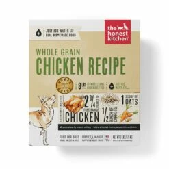 The Honest Kitchen Whole Grain Chicken Recipe Dehydrated Dog Food, 2-lb Box