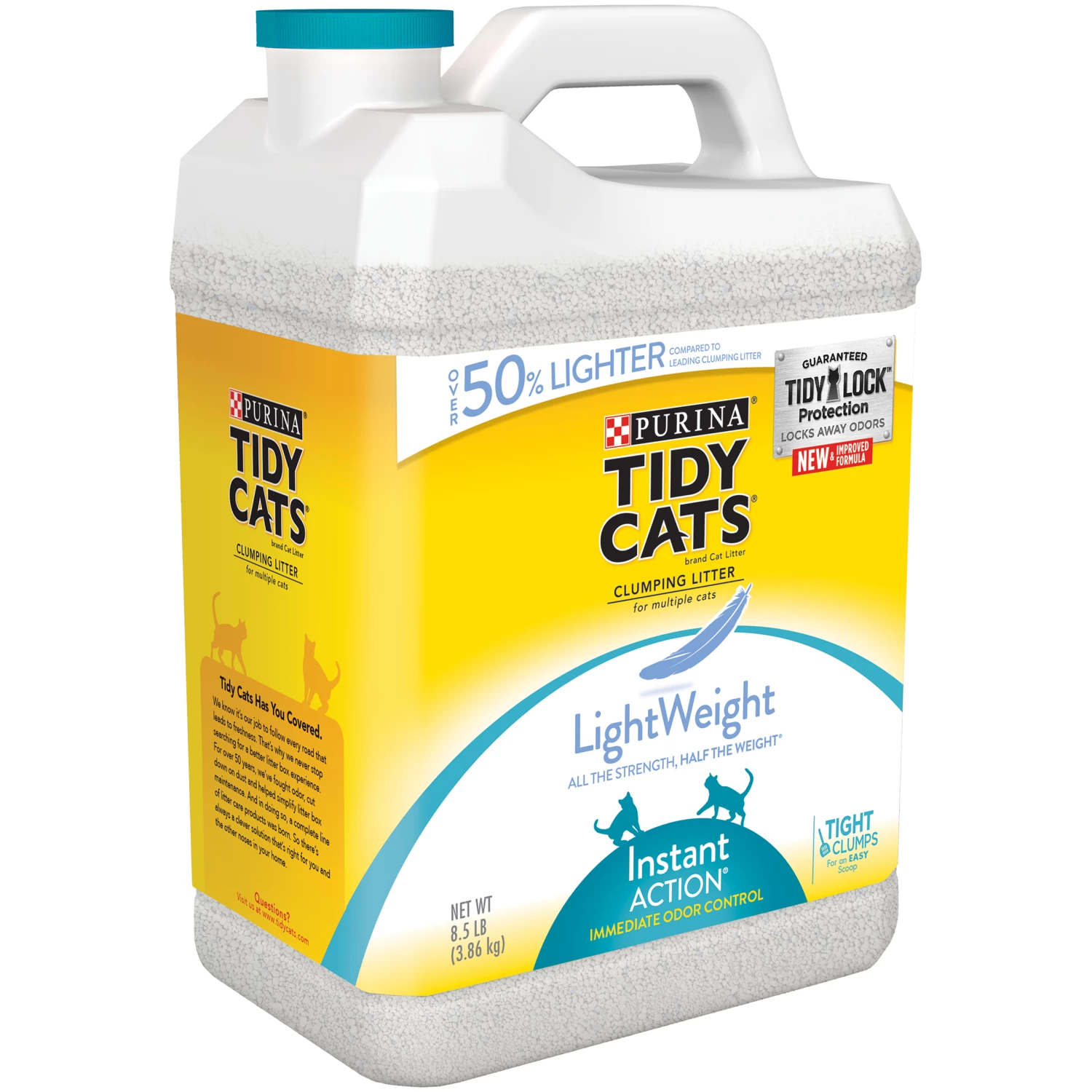 Purina Tidy Cats Lightweight Instant Action Clumping Cat Litter, 8.5-lb 1 Purina Tidy Cats Lightweight Instant Action Clumping Cat Litter, 8.5-lb