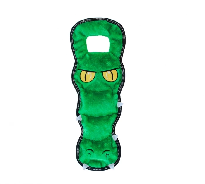 Outward Hound Tough Seamz Dog Chew Toy, Gator 1 Outward Hound Tough Seamz Dog Chew Toy, Gator