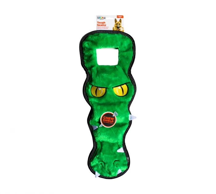 Outward Hound Tough Seamz Dog Chew Toy, Gator 3 Outward Hound Tough Seamz Dog Chew Toy, Gator - Image 3