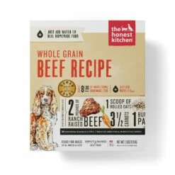 The Honest Kitchen Whole Grain Beef Recipe Dehydrated Dog Food, 2-lb Box