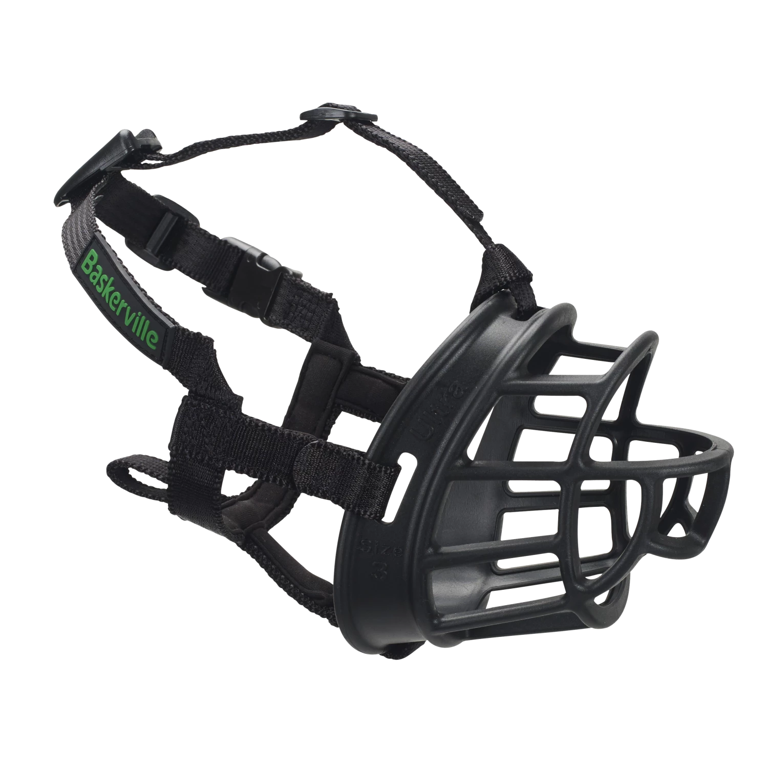 Baskerville Ultra Dog Muzzle, Black, 1 2 Baskerville Ultra Dog Muzzle, Black, 1 - Image 2