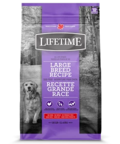 Lifetime Chicken & Oatmeal Large Breed Recipe Dry Dog Food, 25-lb