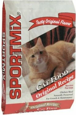 Sportmix Original Recipe Adult Dry Cat Food, 15-lb