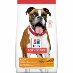 Hill's Science Diet Light Adult, Chicken Meal & Barley Recipe Dry Dog Food, 30-lb