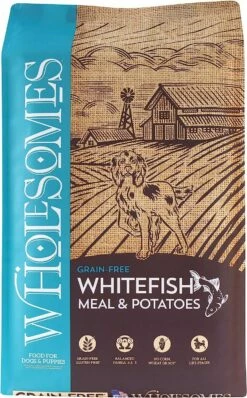 Wholesomes Whitefish Meal & Potatoes Formula Grain-Free Dry Dog Food, 35-lb