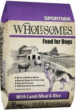 Wholesomes With Lamb Meal & Rice Formula Dry Dog Food, 40-lb