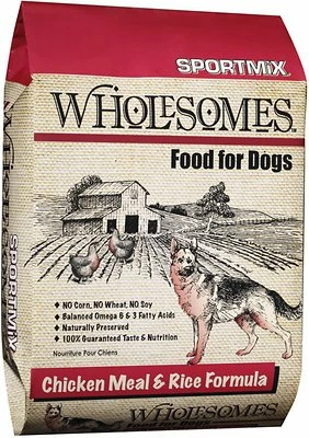 Wholesomes Chicken Meal & Rice Formula Adult Dry Dog Food, 40-lb 1 Wholesomes Chicken Meal & Rice Formula Adult Dry Dog Food, 40-lb