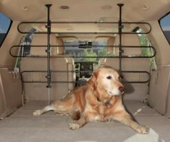 Solvit Deluxe Tubular Car Pet Barrier
