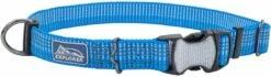 K9 Explorer Brights Reflective Adjustable Dog Collar, Lake, 5/8-in X 8-12-in