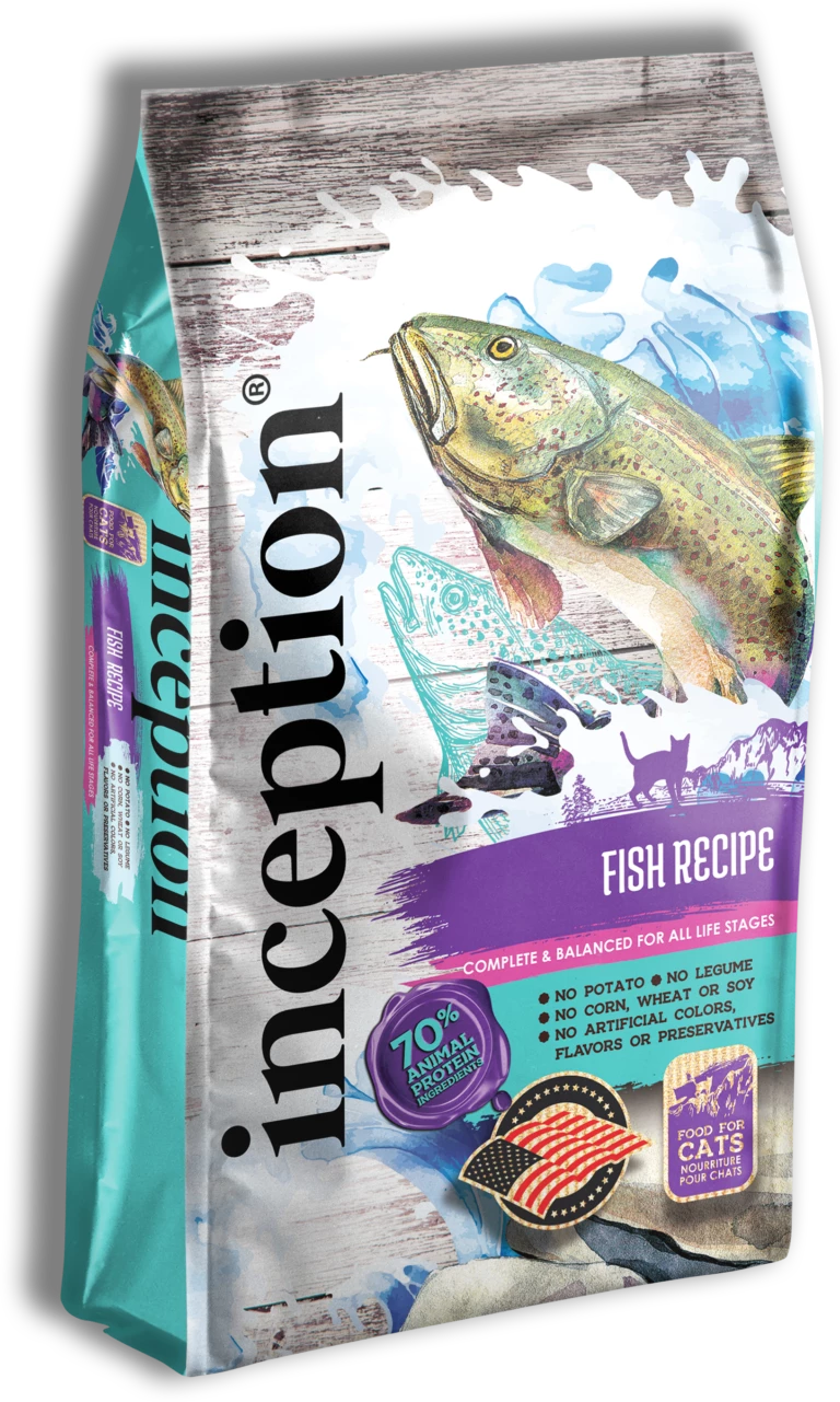 Inception Fish Recipe Dry Cat Food, 4-lb 1 Inception Fish Recipe Dry Cat Food, 4-lb