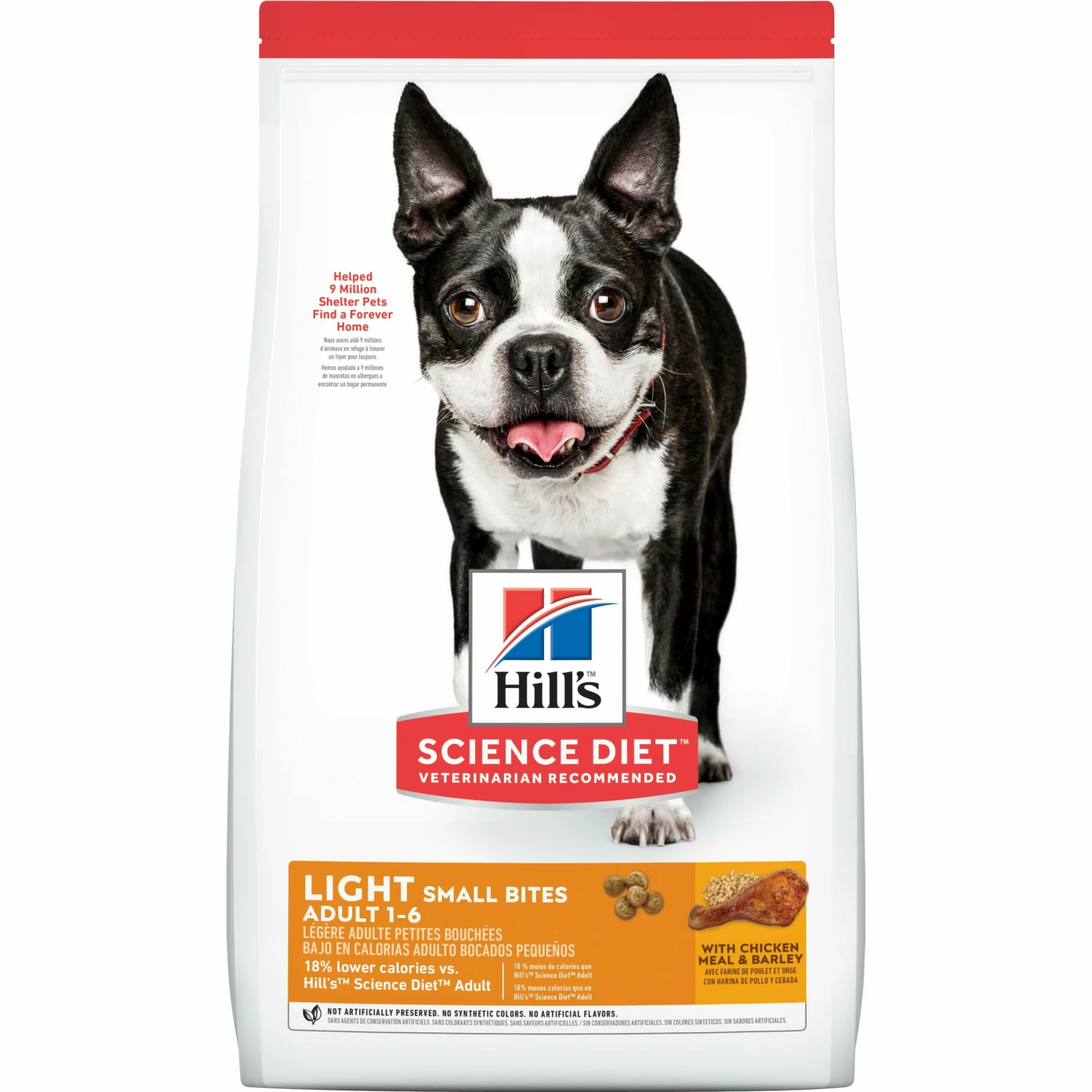 Hill's Science Diet Adult Small Bites Light Chicken Meal & Barley Dry Dog Food, 5-lb 1 Hill's Science Diet Adult Small Bites Light Chicken Meal & Barley Dry Dog Food, 5-lb