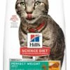 Hill's Science Diet Adult Perfect Weight Dry Cat Food, 3-lb