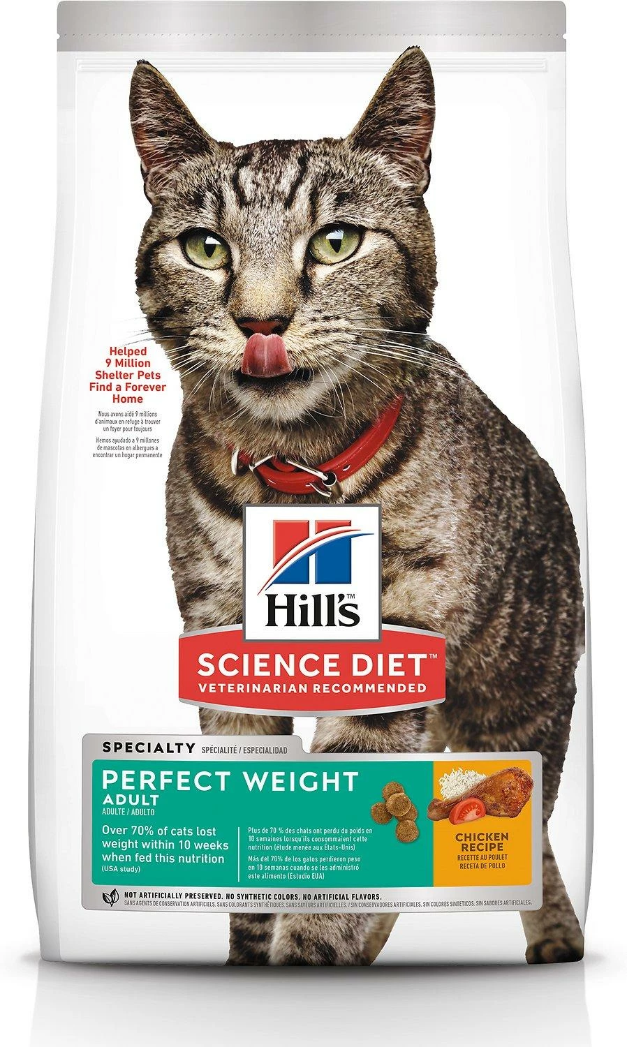 Hill's Science Diet Adult Perfect Weight Dry Cat Food, 3-lb 1 Hill's Science Diet Adult Perfect Weight Dry Cat Food, 3-lb