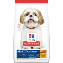 Hill's Science Diet Adult 7+ Small Bites Chicken Meal, Barley & Brown Rice Recipe Dry Dog Food, 5-lb