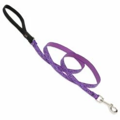 Lupine Pet Original Designs Padded Handle Dog Leash, Jelly Roll, 1/2-in X 6-ft
