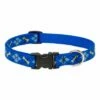 Lupine Pet Original Designs Adjustable Dog Collar, Dapper Dog, 3/4-in X 9-14-in