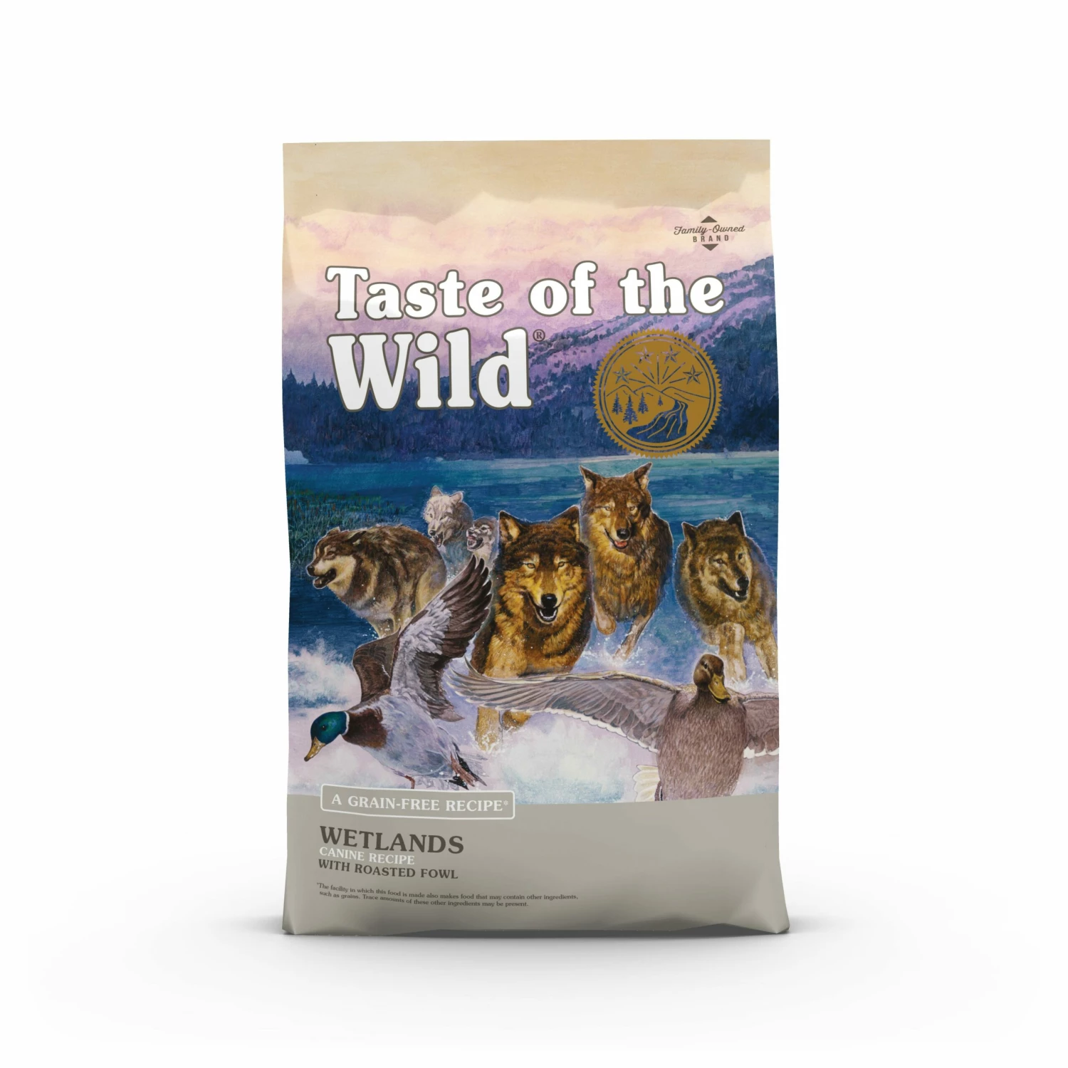 Taste Of The Wild Wetlands With Roasted Fowl Grain-Free Adult Dry Dog Food, 5-lb 1 Taste Of The Wild Wetlands With Roasted Fowl Grain-Free Adult Dry Dog Food, 5-lb