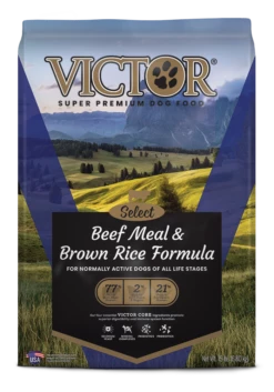 Victor Select Beef Meal & Brown Rice Dry Dog Food, 5-lb