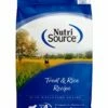 NutriSource Trout & Rice Recipe With Wholesome Grains Dry Dog Food, 5-lb