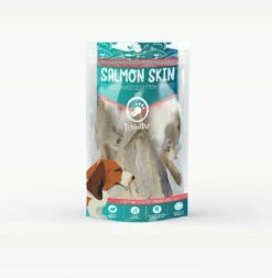 TickledPet Salmon Skin Dog Treats, 6-oz