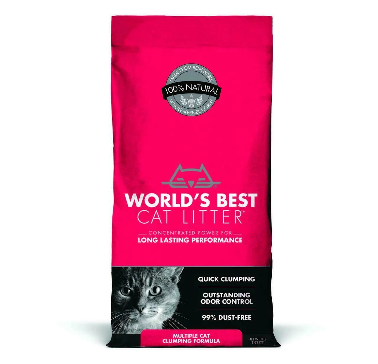 World's Best Cat Litter Multiple Cat Clumping Cat Litter, 8-lb 1 World's Best Cat Litter Multiple Cat Clumping Cat Litter, 8-lb